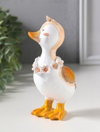 Сувенир полистоун "Утёнок с цветочным венком на шее" 9,5х6,5х17 см - фото 809554468