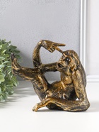 Держатель для книг полистоун "Шимпанзе показывает жест - победа" 19х10х16,5 см - фото 809554517