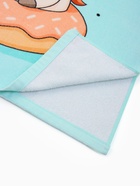 Полотенце - пончо детское LoveLife «Единорог», махра, 100% хлопок 300 г/м, 60×120 см, голубое  (артикул 10951793)  большой выбор товаров оптом и в розницу по низким ценам с доставкой