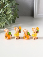 Набор фигурок 4 шт. «Барашки в огороде», полистоун, 1.5×2×4 см - Фото 2