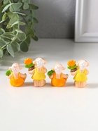 Набор фигурок 4 шт. «Барашки в огороде», полистоун, 1.5×2×4 см - Фото 3