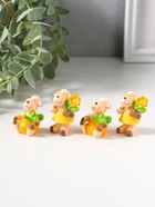 Набор фигурок 4 шт. «Барашки в огороде», полистоун, 1.5×2×4 см - Фото 4