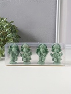 Набор фигурок 4 шт. «Ганеша», полистоун, зелёный, 2.8×4×6.2 см - Фото 6