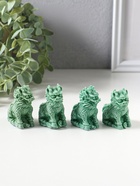 Набор фигурок 4 шт. «Собаки Фу», полистоун, зелёный, 2.3×4.5×5 см  (артикул 10956743)  большой выбор товаров оптом и в розницу по низким ценам с доставкой