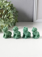 Набор фигурок 4 шт. «Собаки Фу», полистоун, зелёный, 2.3×4.5×5 см  (артикул 10956743)  большой выбор товаров оптом и в розницу по низким ценам с доставкой