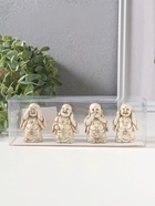 Набор фигурок 4 шт. «Хотей - не слышу, не вижу, не скажу», полистоун, беж, 3×3.5×5.5 см  (артикул 10956745)  большой выбор товаров оптом и в розницу по низким ценам с доставкой