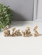 Набор фигурок 4 шт. «Китайский дракон», полистоун, беж, 3×4×6.5 см  (артикул 10956747)  большой выбор товаров оптом и в розницу по низким ценам с доставкой