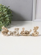 Набор фигурок 4 шт. «Китайский дракон», полистоун, беж, 3×4×6.5 см  (артикул 10956747)  большой выбор товаров оптом и в розницу по низким ценам с доставкой