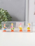 Набор фигурок 4 шт. «Гусятки в ярких нарядах», полистоун, 2.5×2.5×5.5 см  (артикул 10956762)  большой выбор товаров оптом и в розницу по низким ценам с доставкой