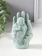 Фигурка полистоун «Хотей и рука с драконом», зелёный, 6.5×7×12.5 см  (артикул 10956765)  большой выбор товаров оптом и в розницу по низким ценам с доставкой