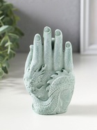 Фигурка полистоун «Хотей и рука с драконом», зелёный, 6.5×7×12.5 см  (артикул 10956765)  большой выбор товаров оптом и в розницу по низким ценам с доставкой