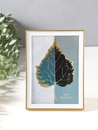 Фоторамка для фото 13×18 см «Современная классика», пластик, под золото и белый, 19×13.8×1.5 см  (артикул 10974004)  большой выбор товаров оптом и в розницу по низким ценам с доставкой