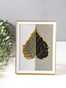 Фоторамка для фото 15×20 см «Современная классика», пластик, под золото и белый, 20.8×15.8×1.5 см  (артикул 10974005)  большой выбор товаров оптом и в розницу по низким ценам с доставкой