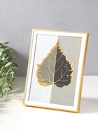 Фоторамка для фото 15×20 см «Современная классика», пластик, под золото и белый, 20.8×15.8×1.5 см  (артикул 10974005)  большой выбор товаров оптом и в розницу по низким ценам с доставкой