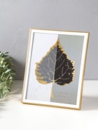 Фоторамка для фото 20×25 см «Современная классика», пластик, под золото и белый, 26×20.8×1.5 см  (артикул 10974006)  большой выбор товаров оптом и в розницу по низким ценам с доставкой