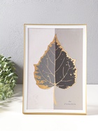 Фоторамка для фото формат А4 «Современная классика», пластик, под золото и белый, 26×20.8×1.5 см  (артикул 10974007)  большой выбор товаров оптом и в розницу по низким ценам с доставкой