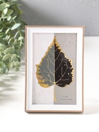 Фоторамка для фото 10×15 см «Современная классика», пластик, беж и белый, 16×10.8×1.5 см  (артикул 10974014)  большой выбор товаров оптом и в розницу по низким ценам с доставкой