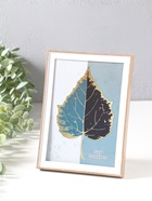 Фоторамка для фото 13×18 см «Современная классика», пластик, беж и белый, 19×13.8×1.5 см  (артикул 10974015)  большой выбор товаров оптом и в розницу по низким ценам с доставкой