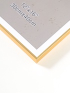 Фоторамка для фото 30×40 см «Современная классика», пластик, под золото и белый, 42.6×32.6×1.5 см  (артикул 10974022)  большой выбор товаров оптом и в розницу по низким ценам с доставкой