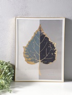 Фоторамка для фото 30×40 см «Современная классика», пластик, под золото и белый, 42.6×32.6×1.5 см  (артикул 10974022)  большой выбор товаров оптом и в розницу по низким ценам с доставкой