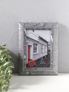 Фоторамка для фото 10×15 см «Моррис», пластик, т. серый, 19.8×15×2 см  (артикул 10974049)  большой выбор товаров оптом и в розницу по низким ценам с доставкой