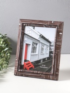 Фоторамка для фото 15×20 см «Моррис», пластик, т. коричневый, 23×18×2 см  (артикул 10974055)  большой выбор товаров оптом и в розницу по низким ценам с доставкой