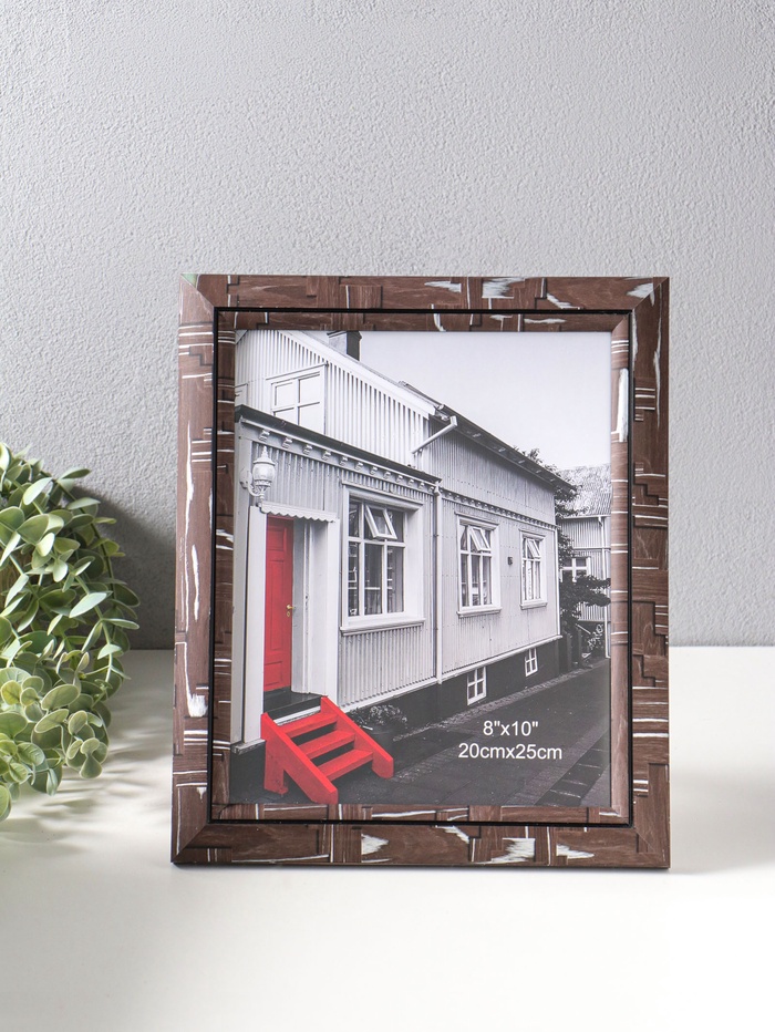 Фоторамка для фото 20×25 см «Моррис», пластик, т. коричневый, 29.8×25×2 см