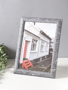 Фоторамка для фото А4 формат «Моррис», пластик, т. серый, 29.8×25×2 см  (артикул 10974058)  большой выбор товаров оптом и в розницу по низким ценам с доставкой