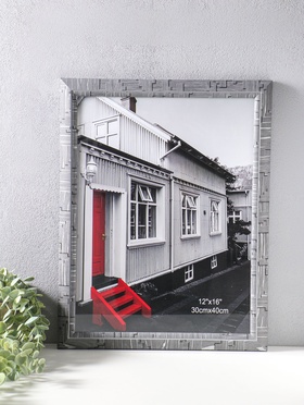 Фоторамка для фото 30×40 см «Моррис», пластик, т. серый, 46×36×2 см  (артикул 10974062)  большой выбор товаров оптом и в розницу по низким ценам с доставкой