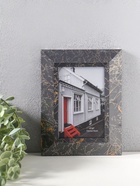 Фоторамка для фото 10×15 см «Гедеон», пластик, чёрный с под золотом, 21×16×2 см  (артикул 10974063)  большой выбор товаров оптом и в розницу по низким ценам с доставкой