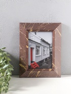 Фоторамка для фото 10×15 см «Гедеон», пластик, шоколад с под золотом, 21×16×2 см  (артикул 10974064)  большой выбор товаров оптом и в розницу по низким ценам с доставкой