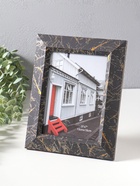 Фоторамка для фото 13×18 см «Гедеон», пластик, чёрный с под золотом, 24×19×2 см  (артикул 10974065)  большой выбор товаров оптом и в розницу по низким ценам с доставкой