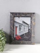 Фоторамка для фото 13×18 см «Гедеон», пластик, чёрный с под золотом, 24×19×2 см  (артикул 10974065)  большой выбор товаров оптом и в розницу по низким ценам с доставкой