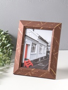 Фоторамка для фото 13×18 см «Гедеон», пластик, шоколад с под золотом, 24×19×2 см  (артикул 10974066)  большой выбор товаров оптом и в розницу по низким ценам с доставкой