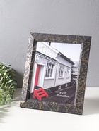 Фоторамка для фото 20×25 см «Гедеон», пластик, чёрный с под золотом, 32×28×2 см  (артикул 10974069)  большой выбор товаров оптом и в розницу по низким ценам с доставкой