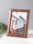 Фоторамка для фото А4 формат «Гедеон», пластик, шоколад с под золотом, 36×27×2 см  (артикул 10974073)  большой выбор товаров оптом и в розницу по низким ценам с доставкой