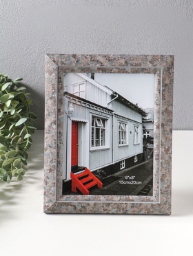 Фоторамка для фото 15×20 см «Марокканская мозаика», пластик, оттенки коричневого, 25×20×2 см  (артикул 10974081)  большой выбор товаров оптом и в розницу по низким ценам с доставкой