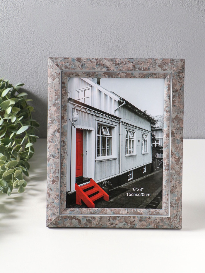 Фоторамка для фото 15×20 см «Марокканская мозаика», пластик, оттенки коричневого, 25×20×2 см