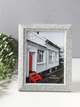 Фоторамка для фото 15×20 см «Марокканская мозаика», пластик, оттенки голубого, 25×20×2 см  (артикул 10974082)  большой выбор товаров оптом и в розницу по низким ценам с доставкой