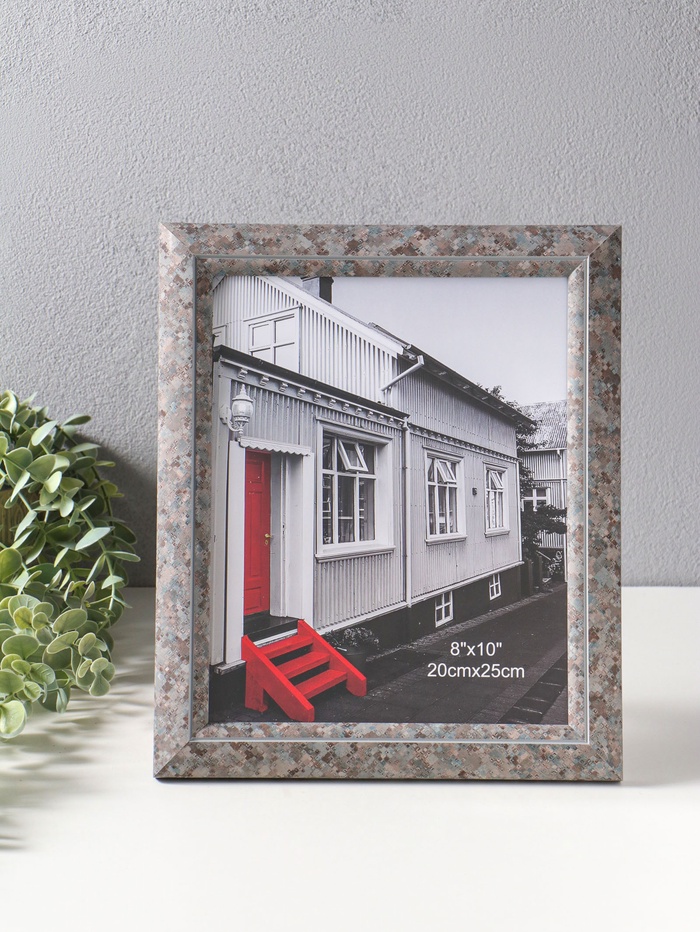 Фоторамка для фото 20×25 см «Марокканская мозаика», пластик, оттенки коричневого, 29.8×25×2 см