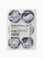 Набор футляров пластиковых 6 шт. под кольцо "Шарик", 4*4*4,5, вставка чёрная (645993) - фото 809554565