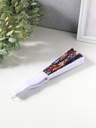 Веер складной «Подсолнухи и мехенди», 22.5 см - Фото 2