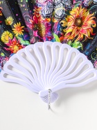 Веер складной «Подсолнухи и мехенди», 22.5 см - Фото 4