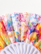 Веер складной «Каллы и мехенди», 22.5 см - Фото 3