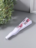 Веер складной «Вишенки на белом», 22.5 см - Фото 2