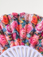 Веер складной «Россыпь роз», 22.5 см - Фото 3