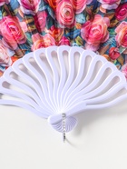 Веер складной «Россыпь роз», 22.5 см - Фото 4