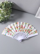 Веер складной «Кустовые розы», 22.5 см - Фото 1