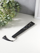 Веер дерево, текстиль с кисточкой "Глаза от сглаза" чёрный с золотом 23 см  (артикул 10967205)  большой выбор товаров оптом и в розницу по низким ценам с доставкой