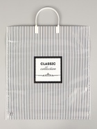 Пакет Классическая полоска- пластиковая ручка 44 х 40 см 100 мкм  (артикул 10987112)  большой выбор товаров оптом и в розницу по низким ценам с доставкой